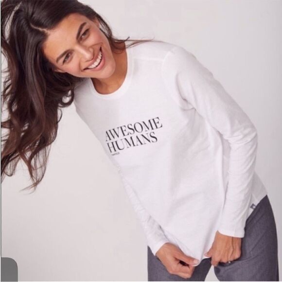 FIGS Awesome Humans Wear FIGS Long Sleeve Tee - Picture 3 of 8